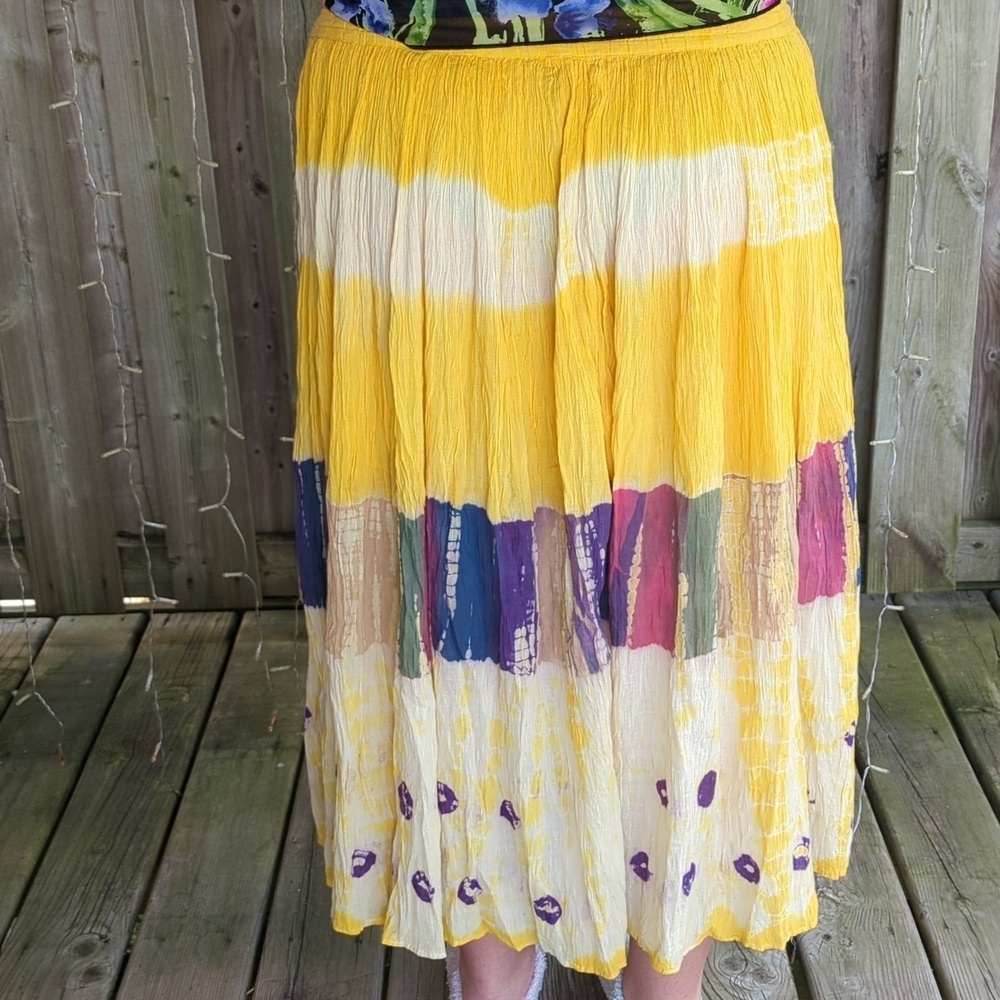 *Free With Purchase*Tye Dye Skirt - Picture 3 of 6